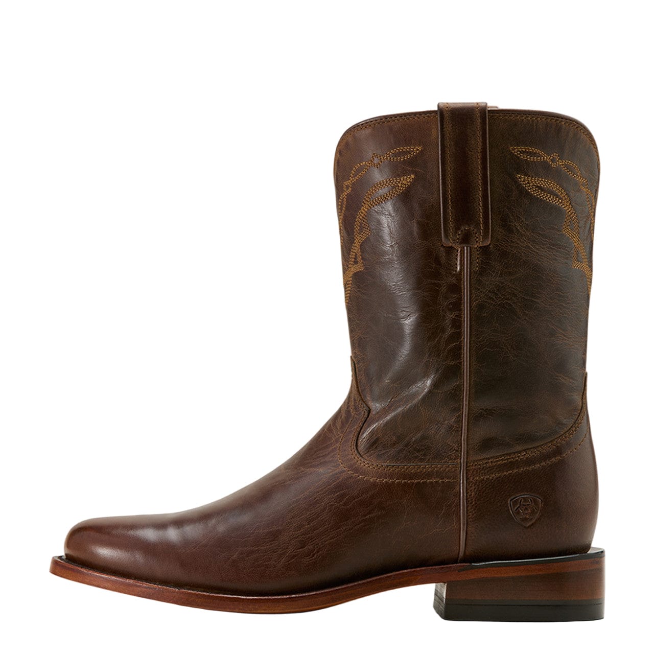 Ariat Men's Loco Brown Downtown Roper Western Boots 10061229 - Image 2