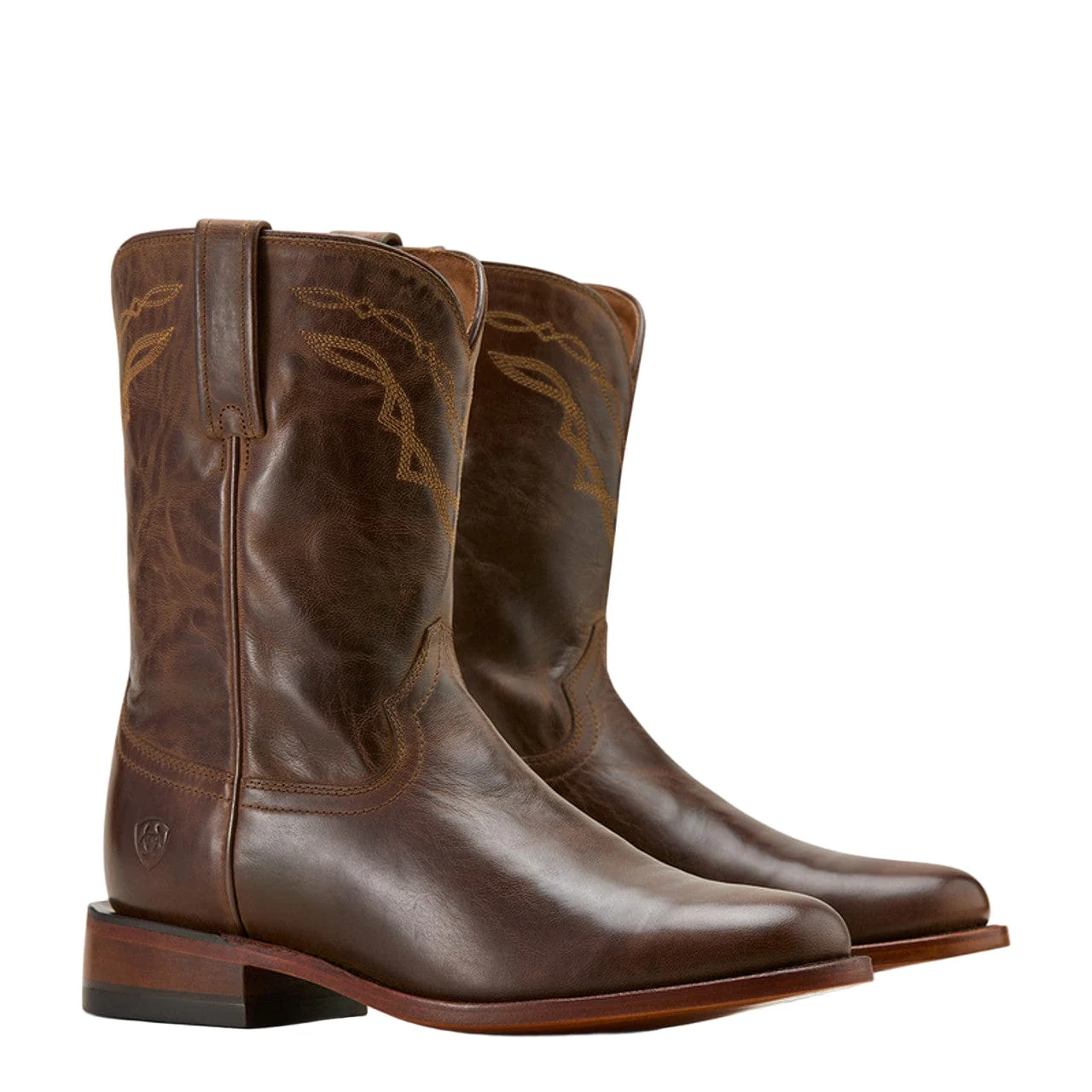 Ariat Men's Loco Brown Downtown Roper Western Boots 10061229 - Image 4