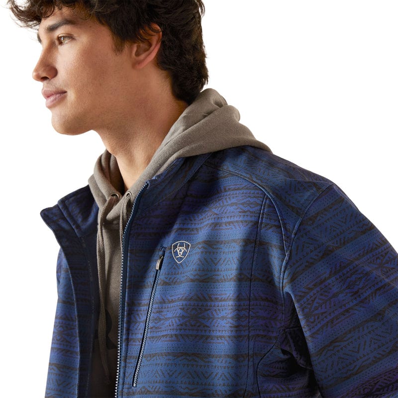 Ariat Men's Logo 2.0 Midsummer Night Rock Climb Softshell Jacket 10046789 - Image 2