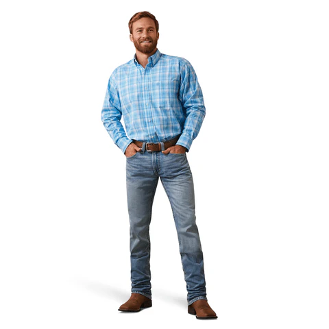 Ariat Men's Lyle Classic Fit Long Sleeve Shirt 10043726 - Image 3