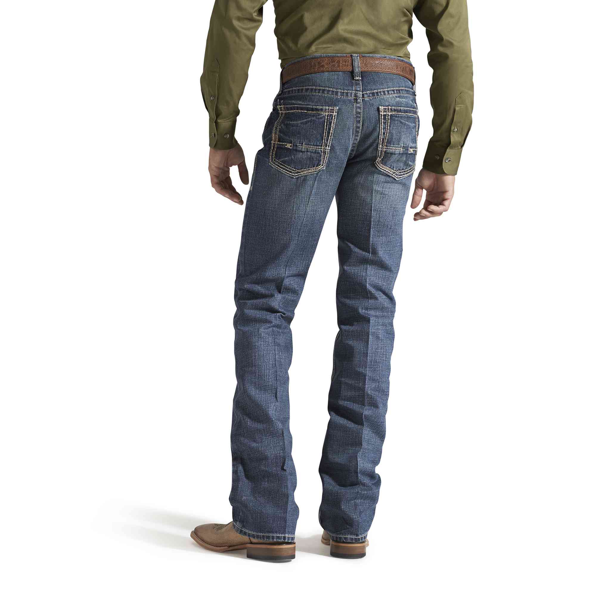 Ariat Men's M5 Slim Gulch Stackable Straight Leg Jeans 10014010 - Image 2