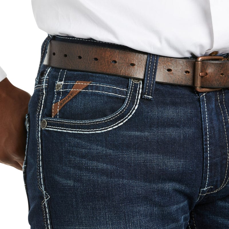 Ariat Men's M5 Slim Stretch Coltrane Stackable Straight Leg Jeans 10032088 - Image 4