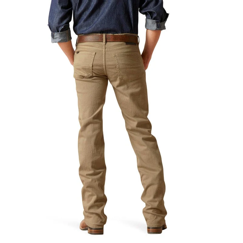 Ariat Men's M7 Grizzly Dark Khaki Straight Leg Jeans 10044369 - Image 2