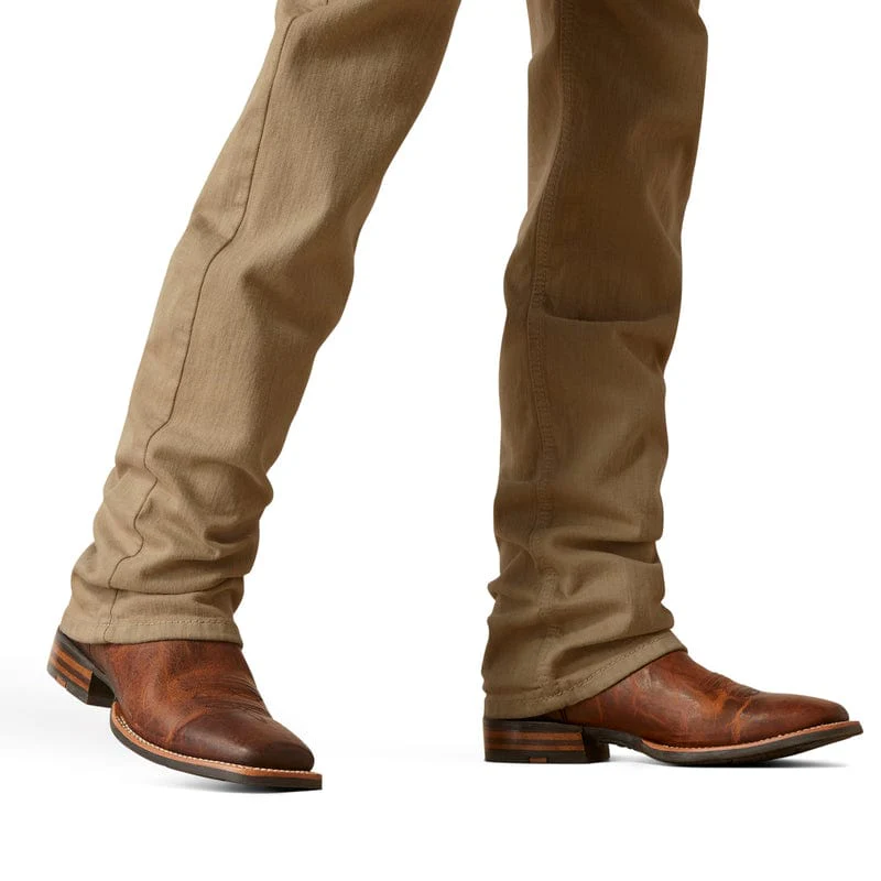 Ariat Men's M7 Grizzly Dark Khaki Straight Leg Jeans 10044369 - Image 6