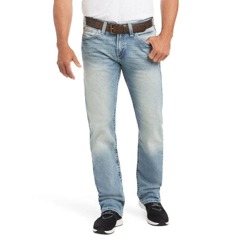 Ariat Men's M7 Rocker Stretch Stirling Shasta Stackable Straight Leg Jeans 10031997