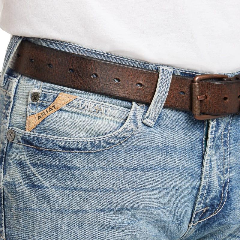 Ariat Men's M7 Rocker Stretch Stirling Shasta Stackable Straight Leg Jeans 10031997 - Image 4