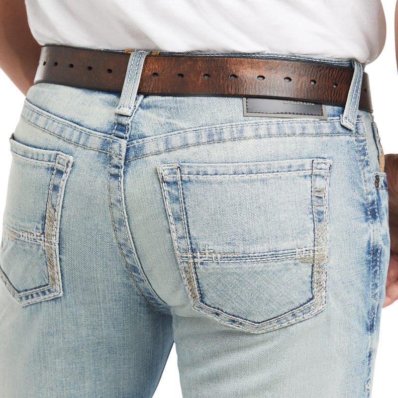 Ariat Men's M7 Rocker Stretch Stirling Shasta Stackable Straight Leg Jeans 10031997 - Image 5