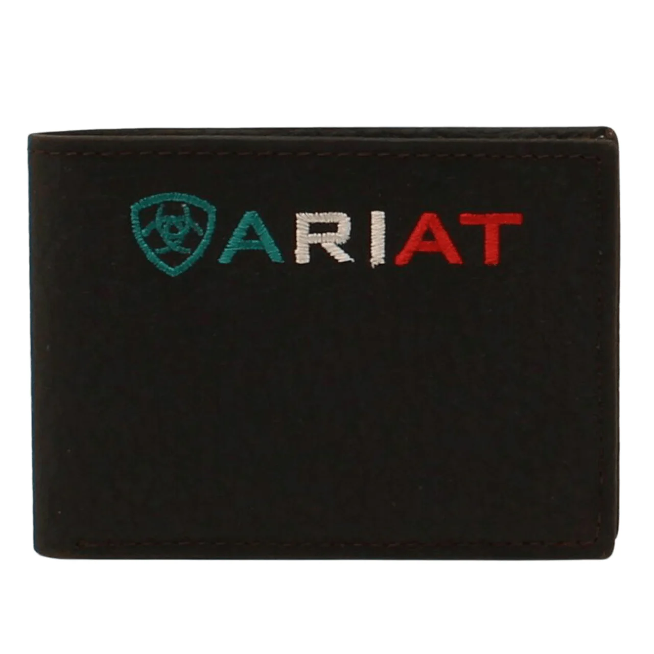 Ariat Men's Mexico Flag Black Wallet A35507282