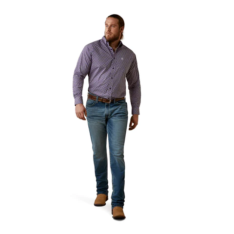 Ariat Men's Misael Floral Print Classic Fit Long Sleeve Button Down Western Shirt 10044985 - Image 4