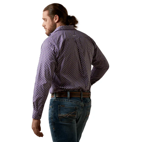 Ariat Men's Misael Floral Print Classic Fit Long Sleeve Button Down Western Shirt 10044985 - Image 5