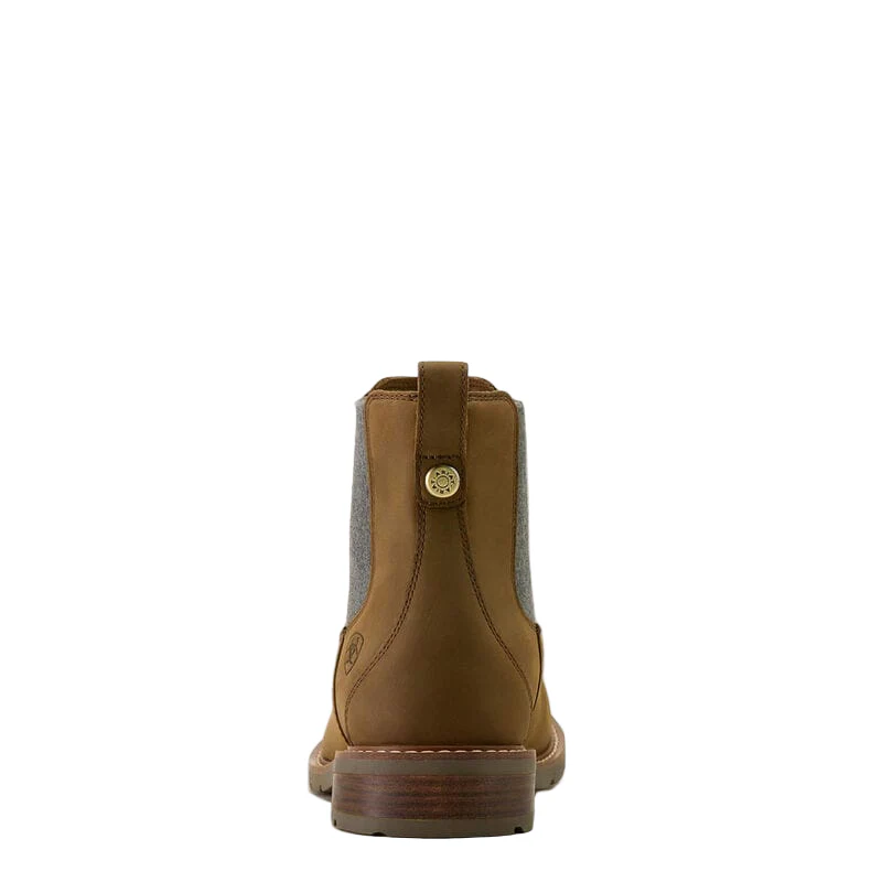 Ariat Men's Palm Brown Wexford Waterproof Chelsea Work Boot 10063986 - Image 4