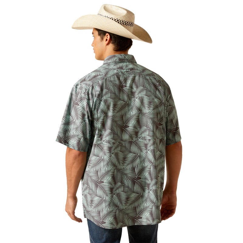Ariat Men's Pro Series VentTEK Ebony Grey Short Sleeve Shirt 10048847 - Image 4