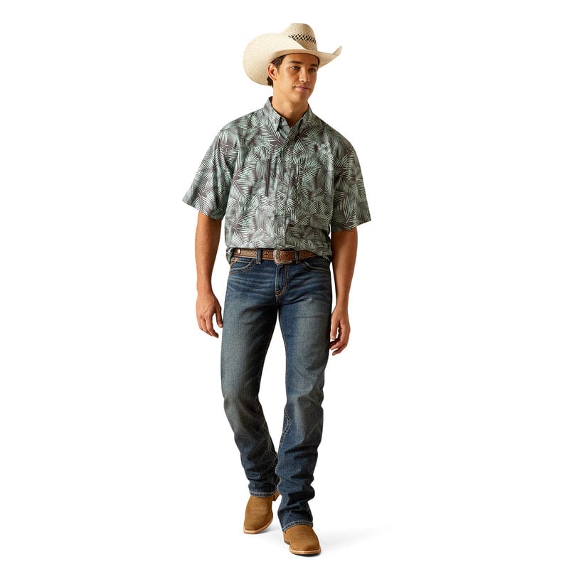 Ariat Men's Pro Series VentTEK Ebony Grey Short Sleeve Shirt 10048847 - Image 5