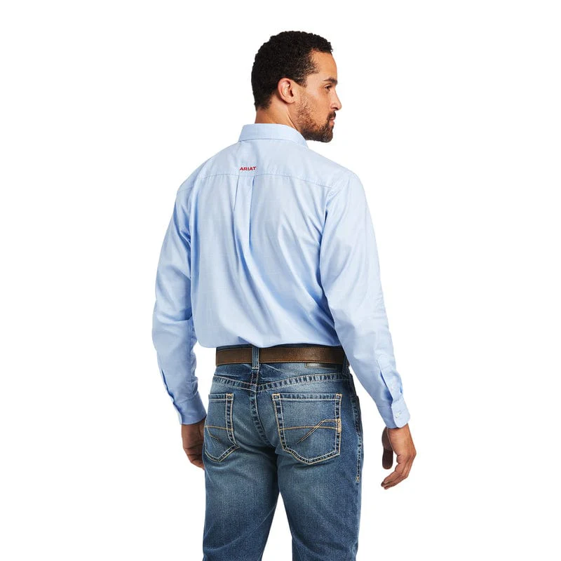 Ariat Men's Pro Series Windsurfer Blue Fisher Classic Fit Long Sleeve Shirt 10040551 - Image 2