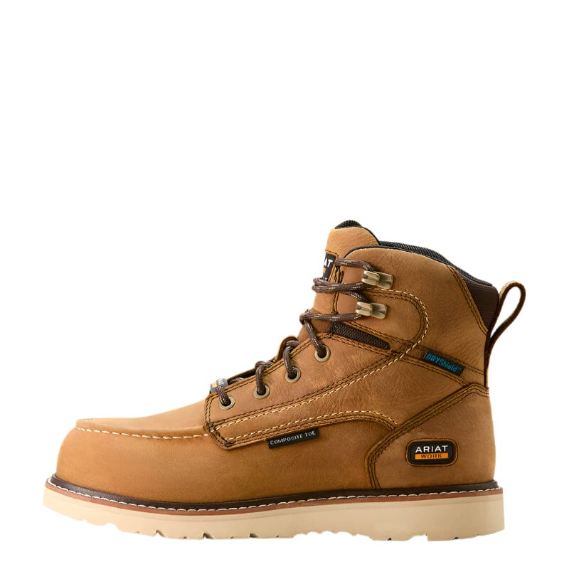 Ariat Women's Rebar Wedge Moc Toe Waterproof Composite Toe Work Boot 10053717 - Image 2