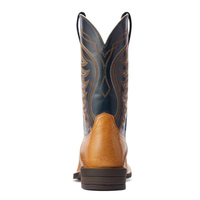 Ariat Men's Reckoning Antique Saddle SQ Ostrich Square Toe Exotic Western Boots 10042472 - Image 5