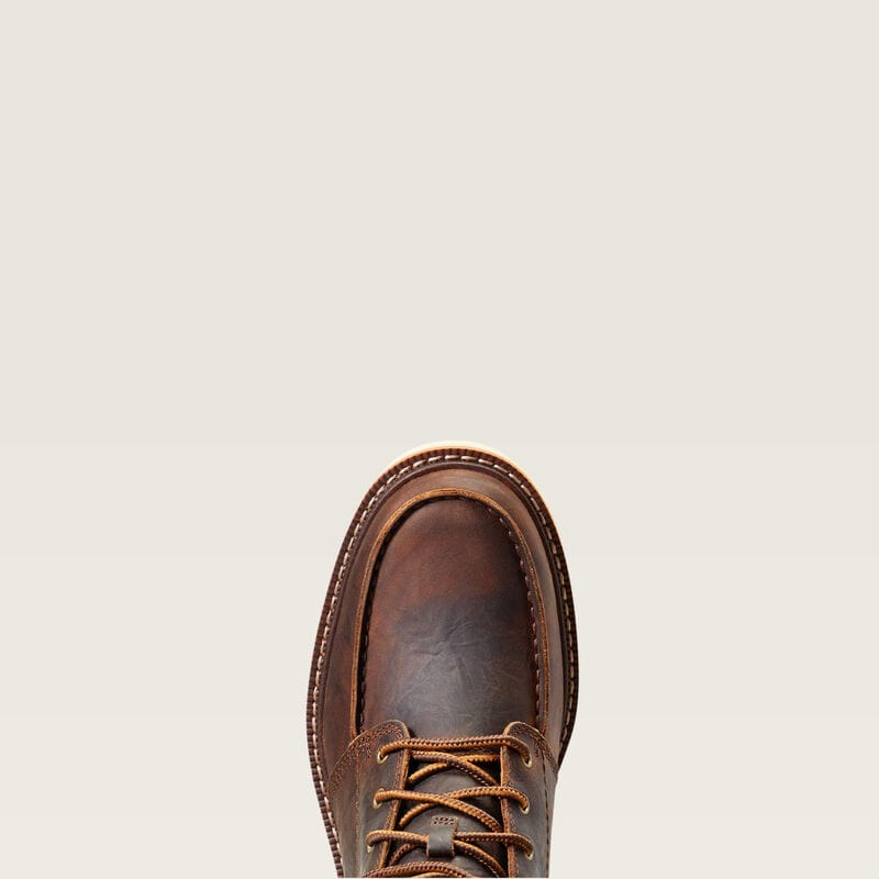 Ariat Men's Recon Barn Brown Moc Toe Lace Boots 10040294 - Image 5