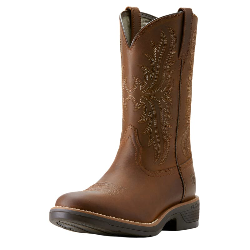 Ariat Men's Ridgeback Distressed Tan Round Toe Cowboy Boot 10053576 - Image 2