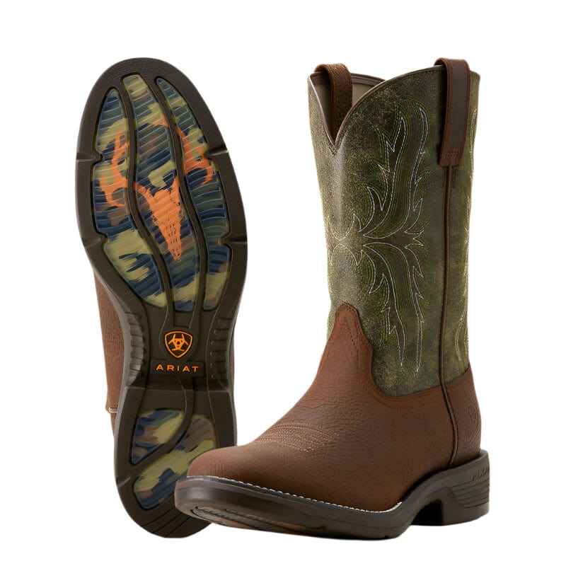 Ariat Men's Ridgeback Round Toe Toffee Brown Cowboy Boot 10053575 - Image 5