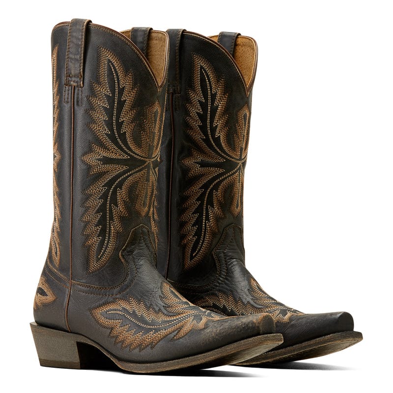 Ariat Men's Ryman Old West Black Snip Toe Western Boots 10051046 - Image 6