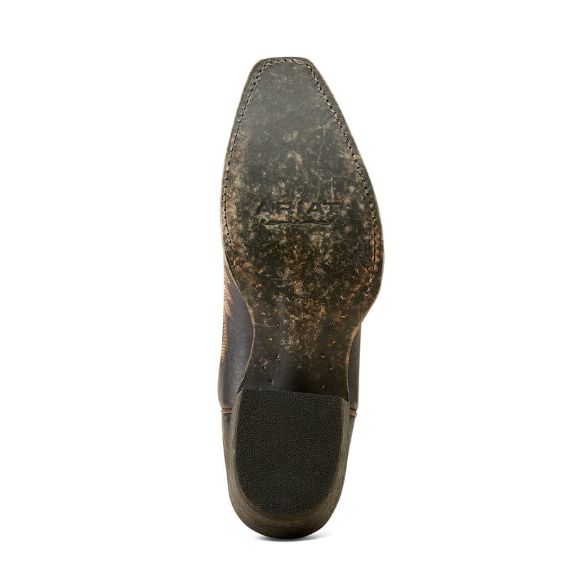 Ariat Men's Ryman Old West Black Snip Toe Western Boots 10051046 - Image 7