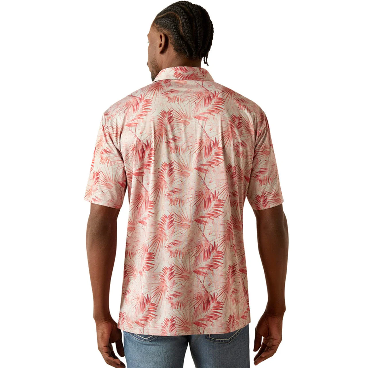 Ariat Men's Scarlett Charger 2.0 Palm Print Polo Shirt 10058847 - Image 2