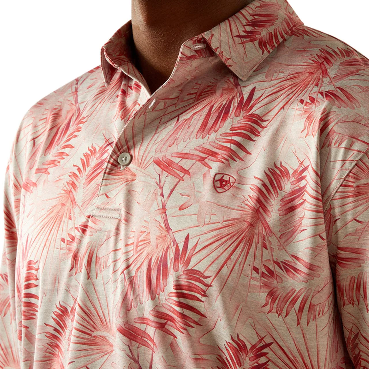 Ariat Men's Scarlett Charger 2.0 Palm Print Polo Shirt 10058847 - Image 4