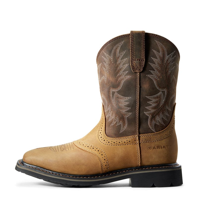 Ariat Men's Sierra Aged Bark Wide Square Toe Work Boots 10010148 - Image 2