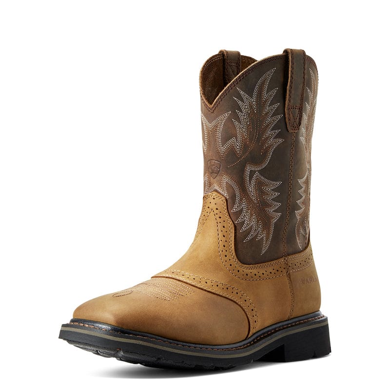 Ariat Men's Sierra Aged Bark Wide Square Toe Work Boots 10010148 - Image 3