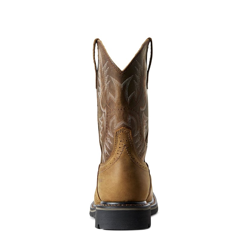 Ariat Men's Sierra Aged Bark Wide Square Toe Work Boots 10010148 - Image 4
