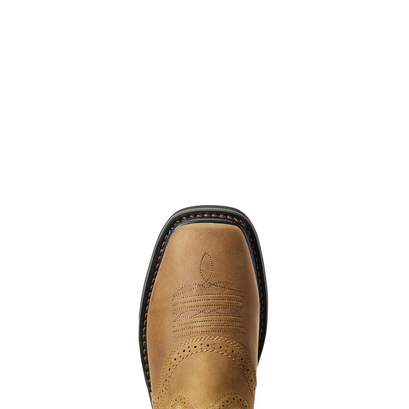 Ariat Men's Sierra Aged Bark Wide Square Toe Work Boots 10010148 - Image 5
