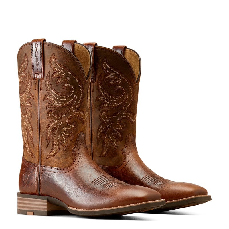 Ariat Men's Slingshot Beasty Brown/Rugged Tan Square Toe Cowboy Boots 10050936 - Image 6
