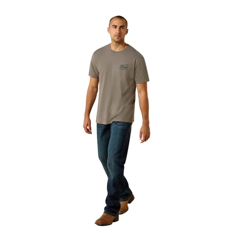 Ariat Men's Smoked Pearl Paintriot T-Shirt 10071193 - Image 2