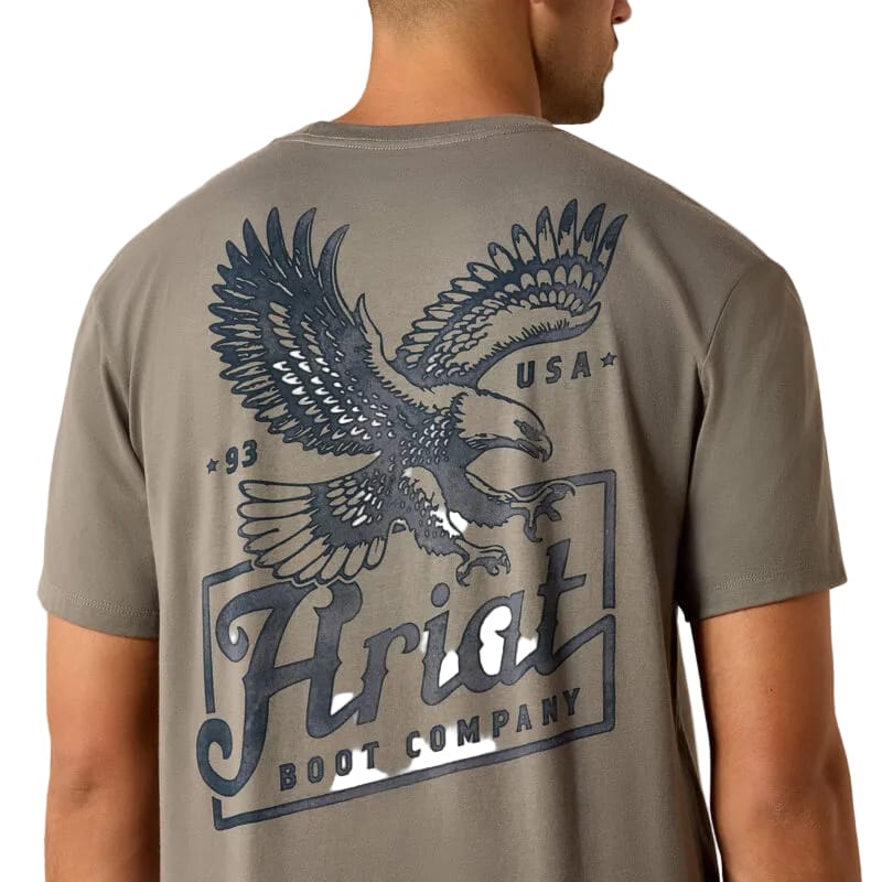 Ariat Men's Smoked Pearl Paintriot T-Shirt 10071193 - Image 3