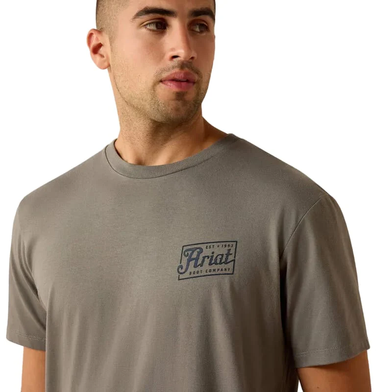 Ariat Men's Smoked Pearl Paintriot T-Shirt 10071193 - Image 4
