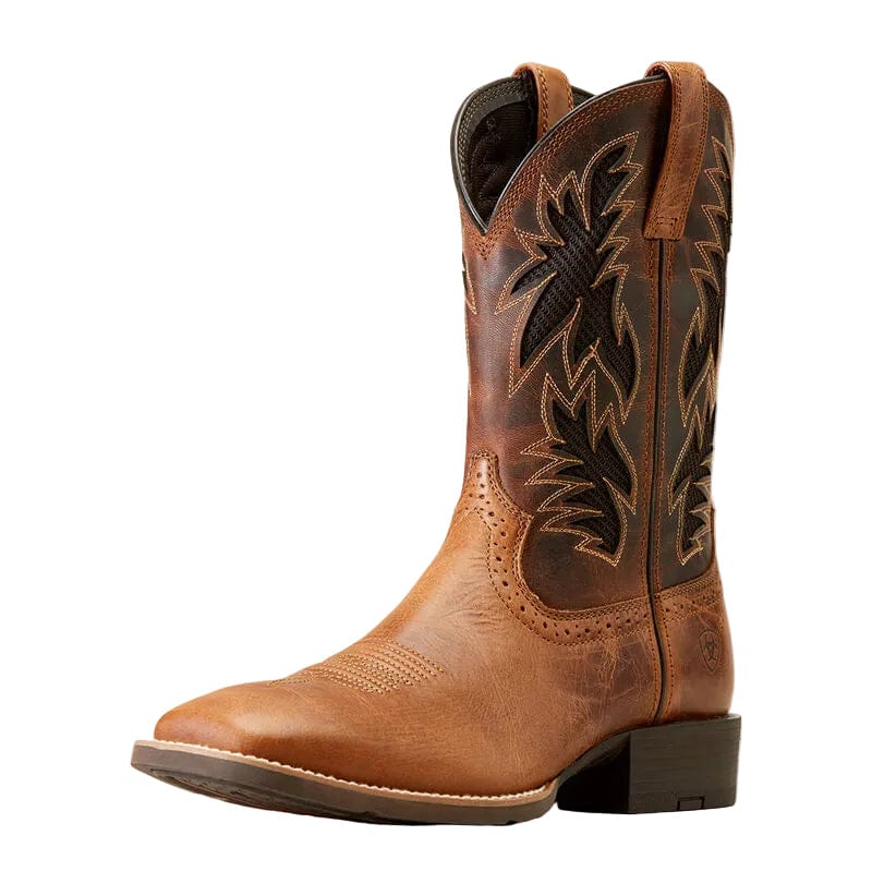 Ariat Men's Sport Cool VentTEK Dark Tan Western Boots 10031446 - Image 2