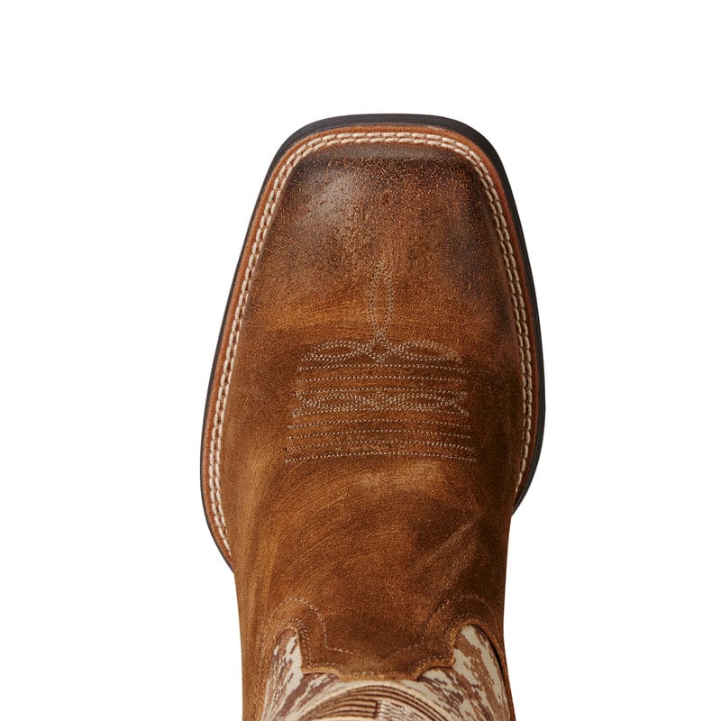 Ariat Men's Sport Patriot Antique Mocha Suede Western Boots 10019959 - Image 4