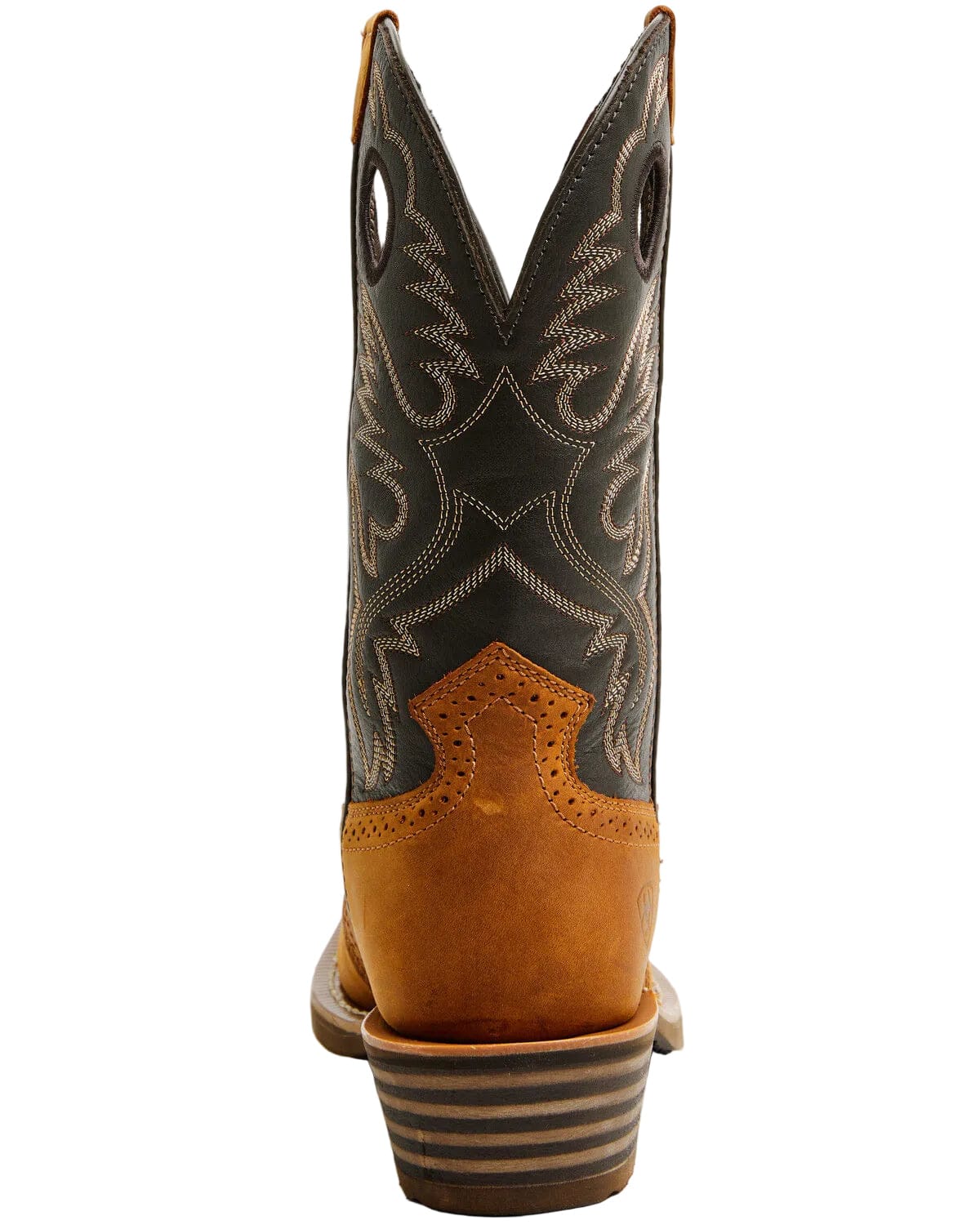 Ariat Men's Status Brown Heritage Roughstock Western Boot 10074219 - Image 5