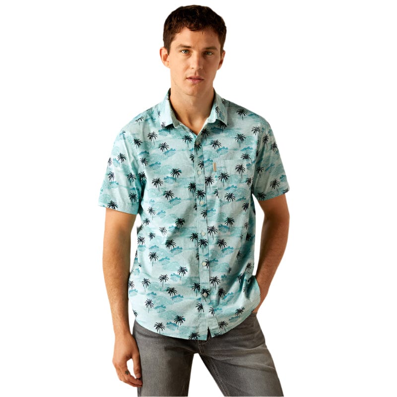 Ariat Men's Turquoise Maverick Modern Fit Shirt 10058983