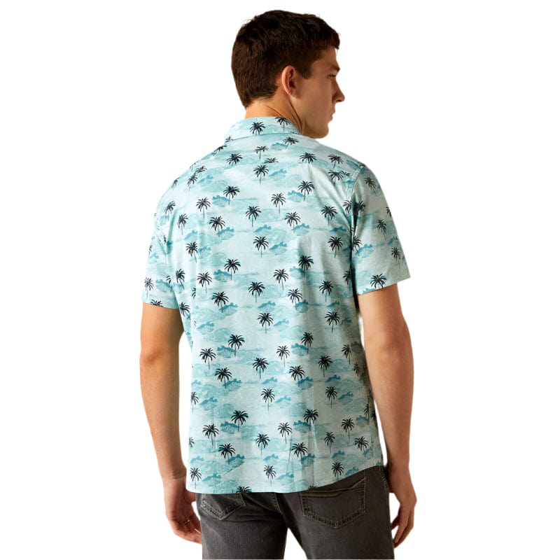 Ariat Men's Turquoise Maverick Modern Fit Shirt 10058983 - Image 2