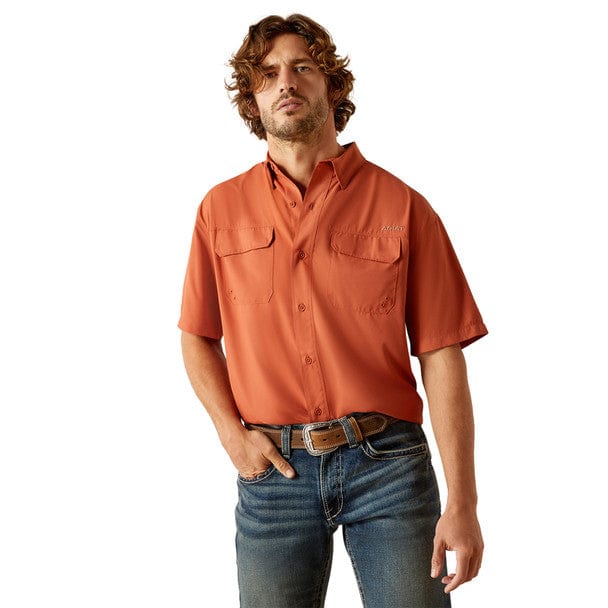 Ariat Men's VentTEK Outbound Baked Clay Button Down Shirt 10055119