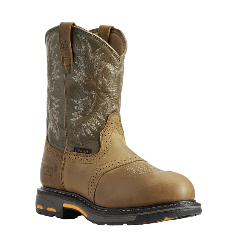 Ariat Men's Aged Bark WorkHog Waterproof Composite Toe Work Boots 10008635
