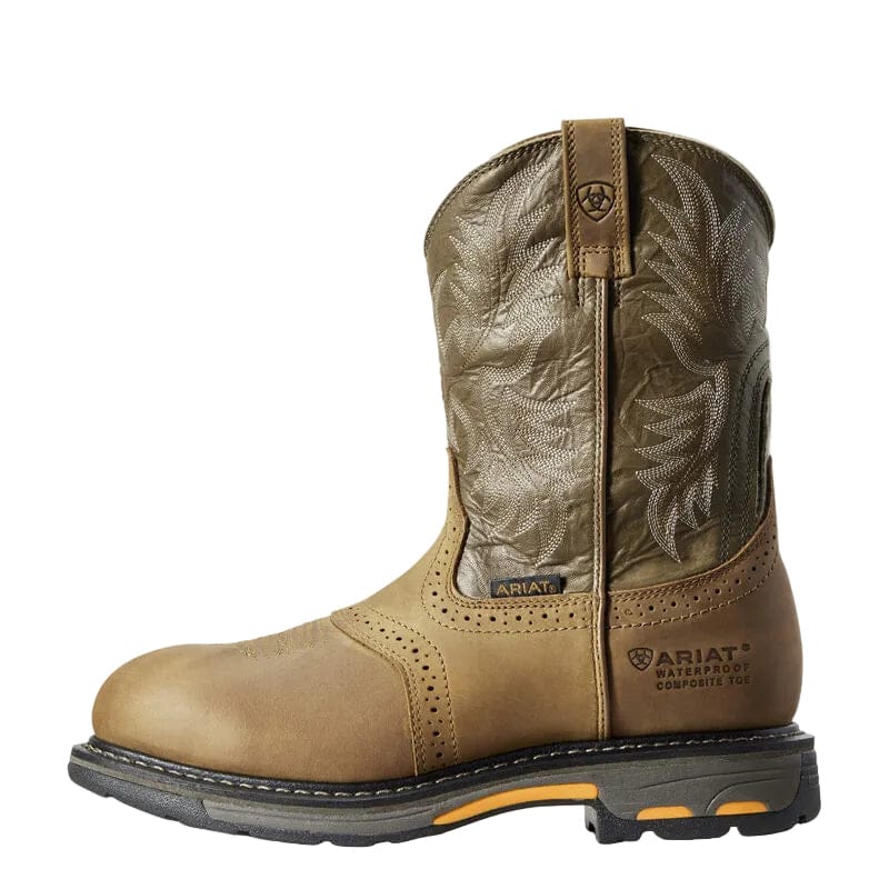 Ariat Men's Aged Bark WorkHog Waterproof Composite Toe Work Boots 10008635 - Image 2