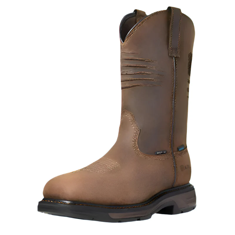 Ariat Mens WorkHog XT Patriot Waterproof Carbon Toe Work Boot 10036002 - Image 3