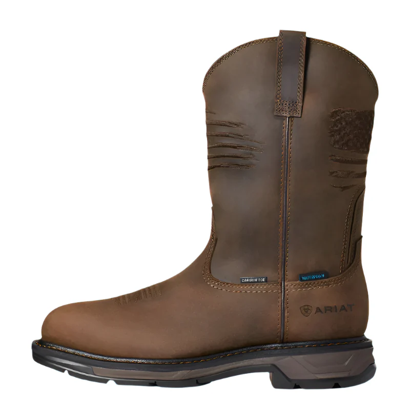 Ariat Mens WorkHog XT Patriot Waterproof Carbon Toe Work Boot 10036002 - Image 5