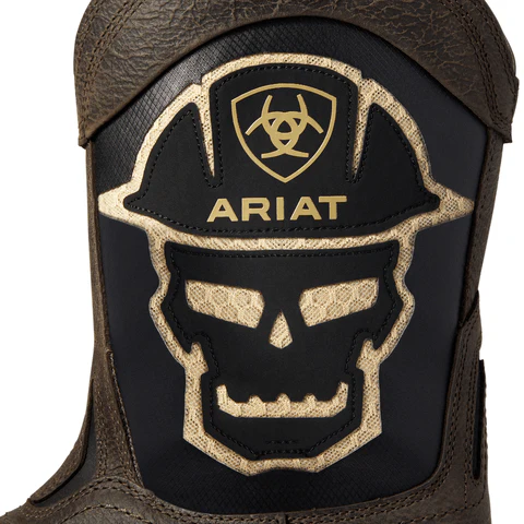 Ariat Men's WorkHog XT VentTEK Bold Iron Coffee Work Boots 10038427 - Image 4