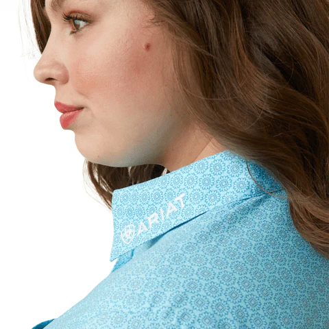 Ariat Women’s Team Kirby Caidan Print Long Sleeve Stretch Shirt 10043553 - Image 10