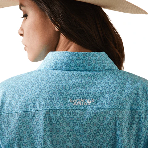 Ariat Women’s Team Kirby Caidan Print Long Sleeve Stretch Shirt 10043553 - Image 4