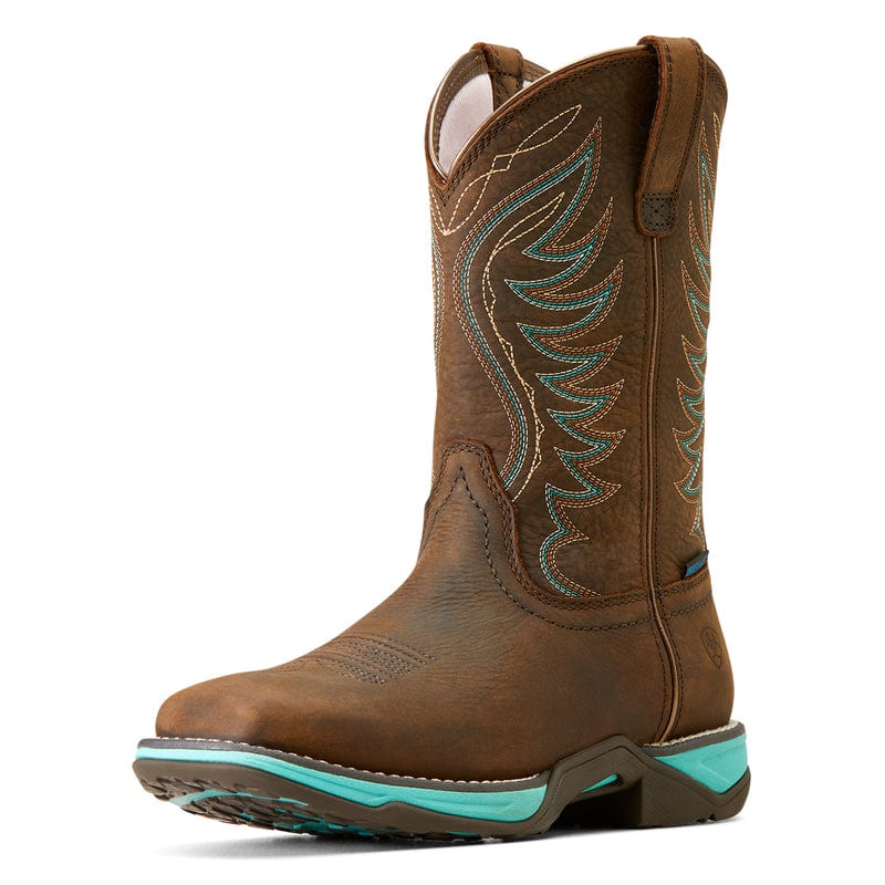 Ariat Women's Anthem Dark Roast Waterproof Square Toe Western Boot 10046862 - Image 2