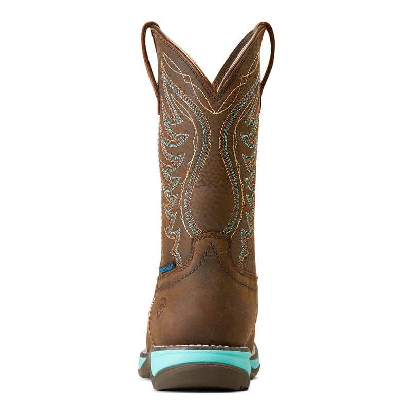 Ariat Women's Anthem Dark Roast Waterproof Square Toe Western Boot 10046862 - Image 3